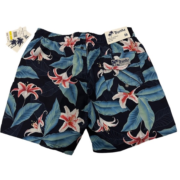 Trunks Surf & Swim Co Sano Printed Men Sz M Drawstring waist - Picture 3 of 5